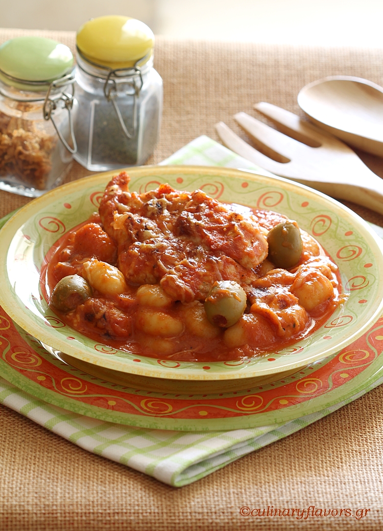 Bardounia Chicken with Gnocchi in the Slow Cooker